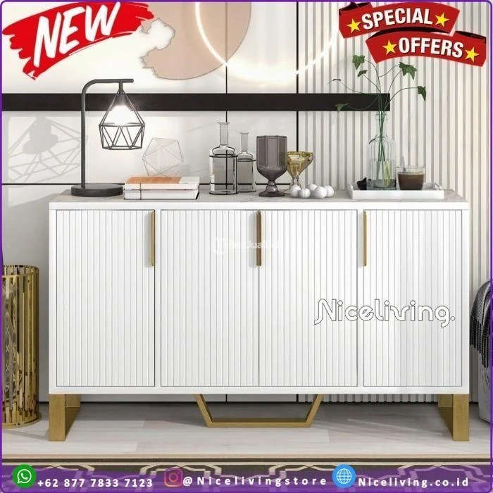 Buffet Minimalis Desain Modern dengan Harga Terjangkau
