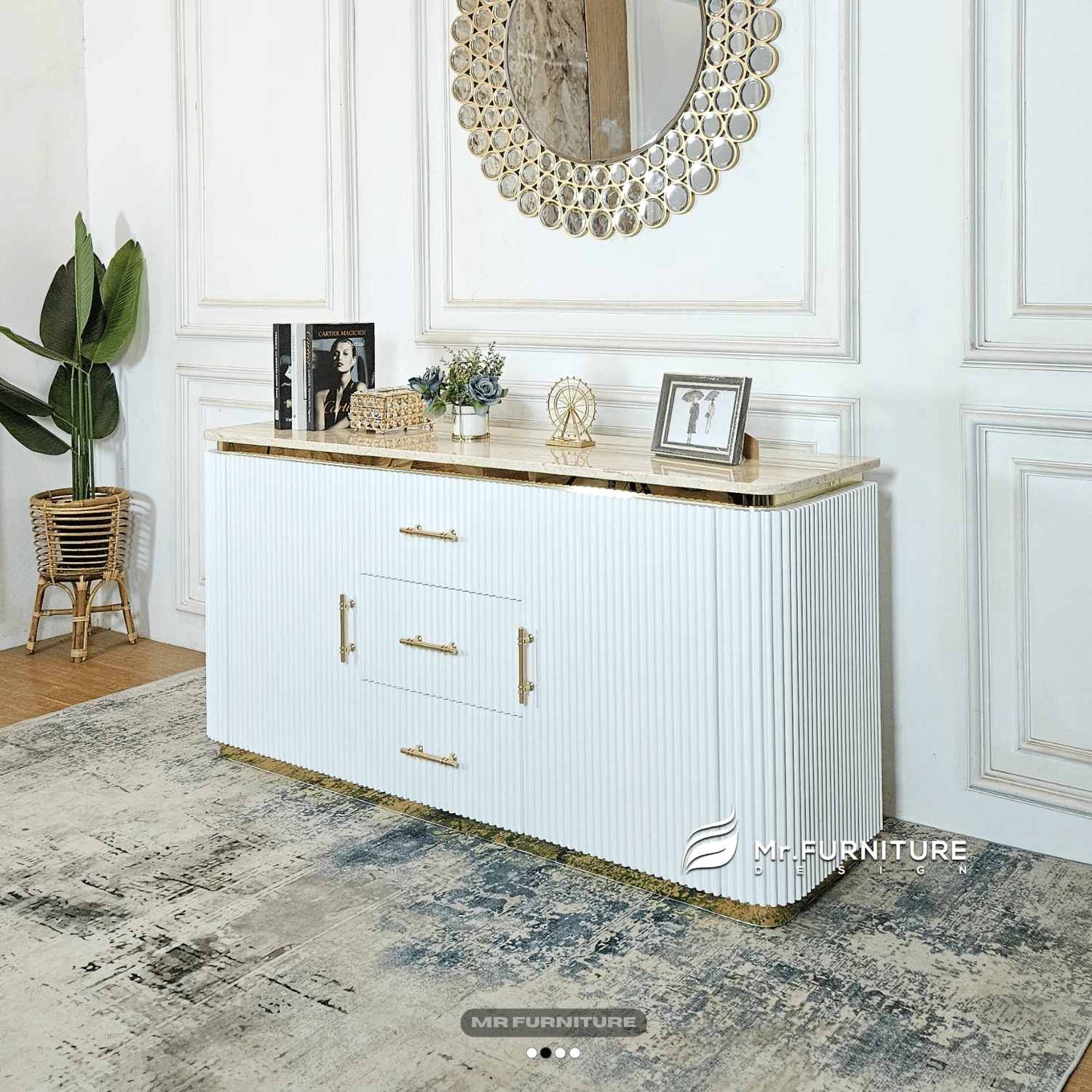 Buffet Minimalis Elegan untuk Apartemen