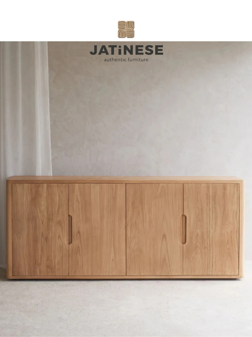 Buffet Minimalis Japandi yang Simpel dan Elegan