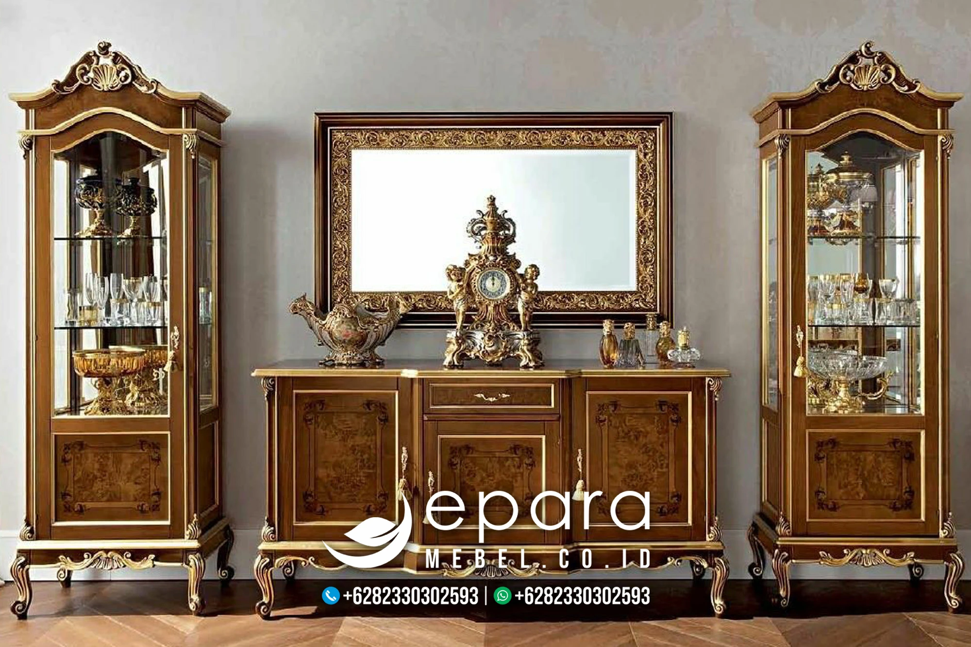 Buffet Minimalis Klasik Modern dengan Sentuhan Mewah: Konsep dan Desain