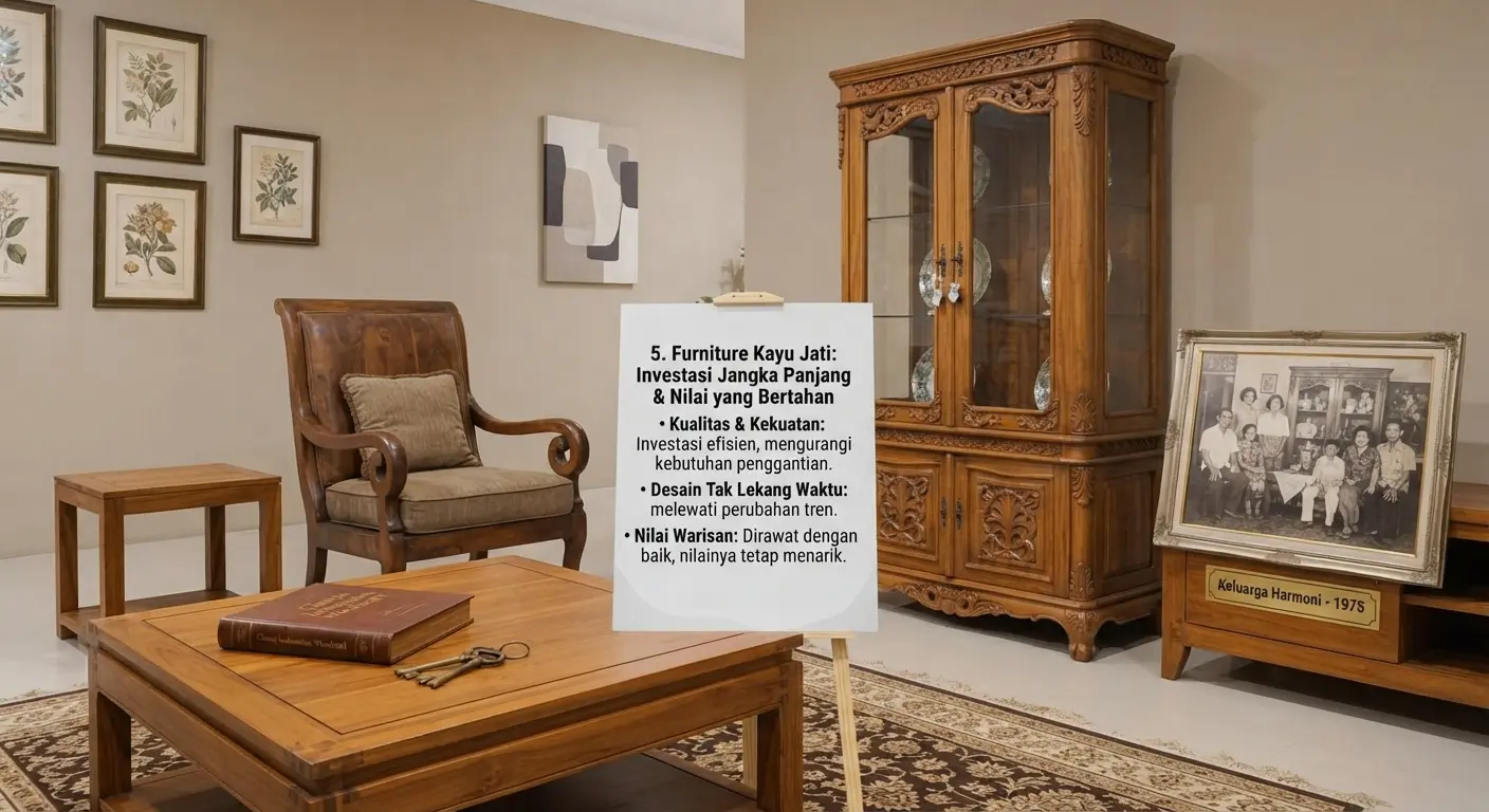 7 Keunggulan Furniture Kayu Jati