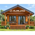 Rumah Glamping Kayu Jati