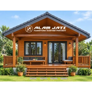 Rumah Glamping Kayu Jati