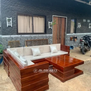 Set Kursi Box Kayu Jati
