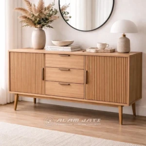 Lemari Kabinet Kayu Jati Mela Series