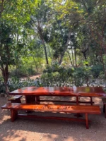 Set Meja Makan Trembesi Solid