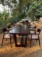 Set Meja Makan Hiroshima Kayu Jati