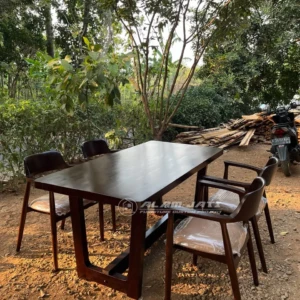Set Meja Makan Hiroshima Kayu Jati