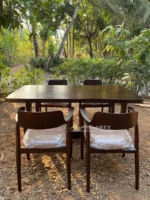 Set Meja Makan Hiroshima Kayu Jati
