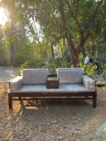 Bangku Sania 2 Seater Mewah Kayu Jati