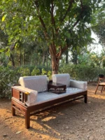 vBangku Sania 2 Seater Mewah Kayu Jati